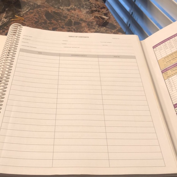 Student Lab Notebook: 100 Spiral Binding - Picture 6 of 8